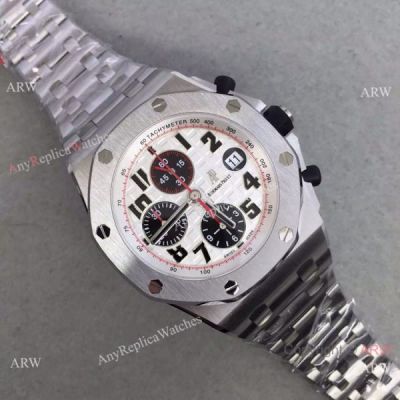  Swiss 3126 Audemars Piguet Royal Oak Offshore Watch White Dial